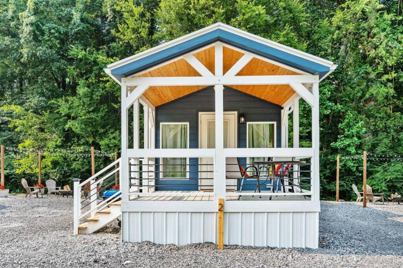 2 Villa D'Azur Luxury Tiny House Mins To Lake Guntersville, Downtown, Firepit Exterior photo